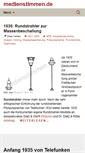 Mobile Screenshot of medienstimmen.de